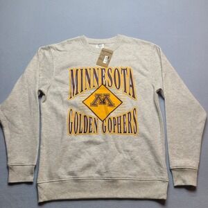 Rivalry Threads Sweatshirt Kids Medium Grey Minnesota Golden Gophers Crewneck